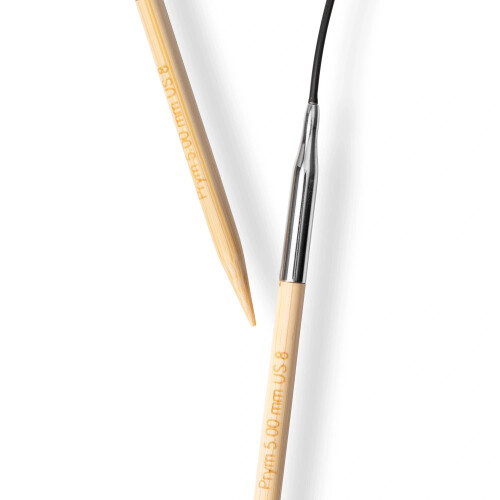 Prym Prym 16"" (40 cm) runda stickor i bambu US 8 (5 mm) 2