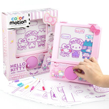 Hello Kitty and Friends Color Motion Animation Tablet - Convierta los dibujos en gatito con 20 insertos de diseo marcadores de coloracin almohadill