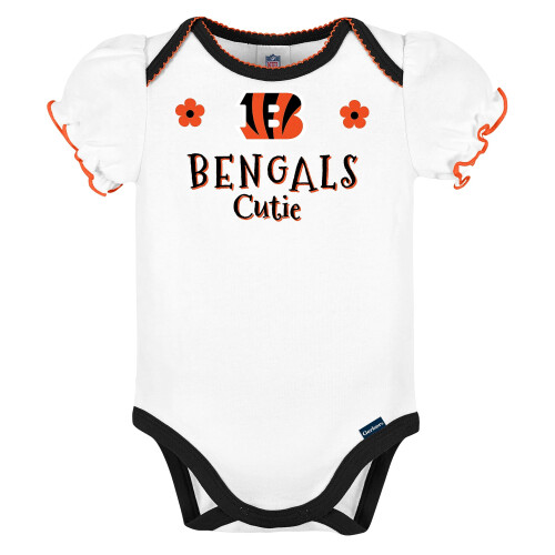 Gerber Gerber Baby-M   dchen NFL 3er-Pack Kurzarm-Einteiler, Body, Teamfarbe, 18 Monate 1