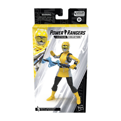 Power Rangers Power Rangers Lightning Collection 6-tommer Beast Morphers Yellow Ranger Figur 1