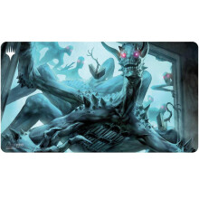 Ultra PRO - MTG Duskmourn Playmat Commander Ft. Overlord of The Floodpits for Magic: The Gathering Brug som musem?tte Skrivebordsm?tte Beskytter
