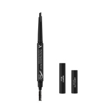 Absolute New York Perfect Eyebrow Pencil Dual-Ended To Shape  Fill  and Define Eyebrows (MEBP01 Black Hard)