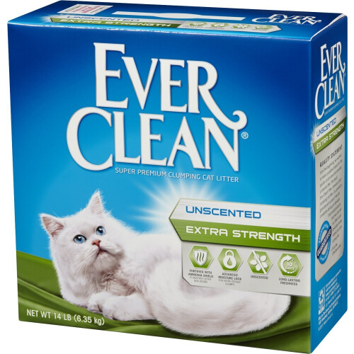 Ever Clean Ever Clean Extra Strength Cat Litter Unscented 14-Pound Box 1
