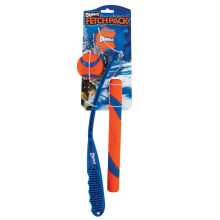 Chuckit! Fetch Pack - Onverwoestbare Honden Speelgoed Launcher, 18M, Tennisbal & Ultra Rubberbal