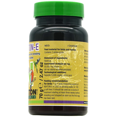 Nekton E Suplement witaminy E dla ptakw 70g 1