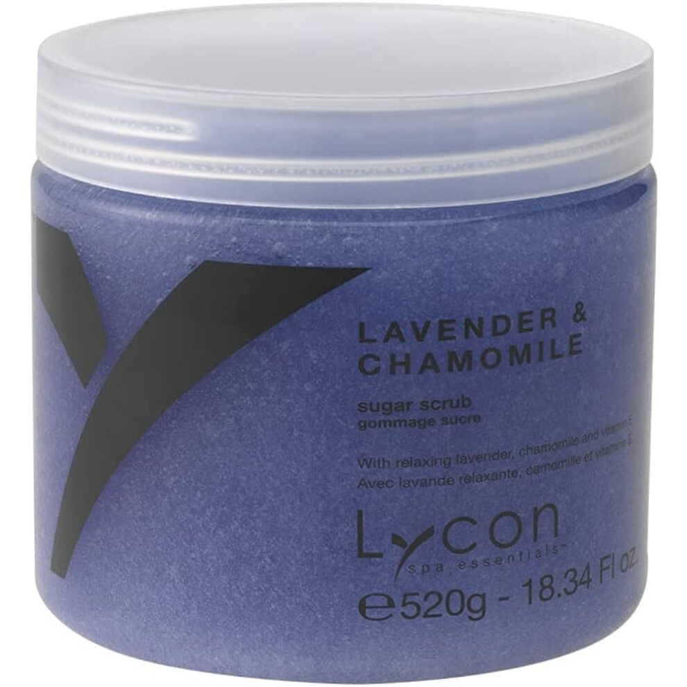 Lycon Lavender & Chamomile Sugar Scrub 520G A Luxurious Spa-Quality, Oil-Free Sugar Scrub For The Entire Body.