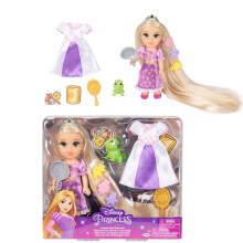 Disney Princess Rapunzel Doll Longest Hair Petite Rapunzel Doll with Pascal  in Purple and White Dress Fashions