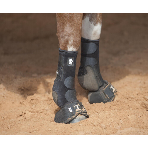 Classic Equine Legacy2 Support Boots Front (nero grande) 1
