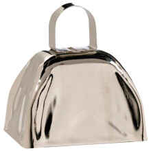 Amscan Metal Cowbell 3 x 3 argento