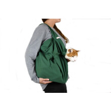 Cat-in-the-zak gezellige comfortdrager-X-Large Green Cat Carrier Cat Holder voor het snijden van nagels en kattendragerzak voor dierenartsbezoeke