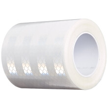 TapeCase 3M 3430 White Micro Prismatic Sheeting Reflective Tape 3"""" Width x 5yd Length (1 roll) (558886)