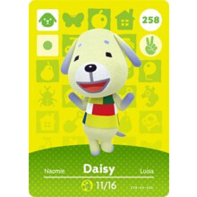 Daisy Nintendo Animal Crossing Happy Home Designer Amiibo-Karte 258