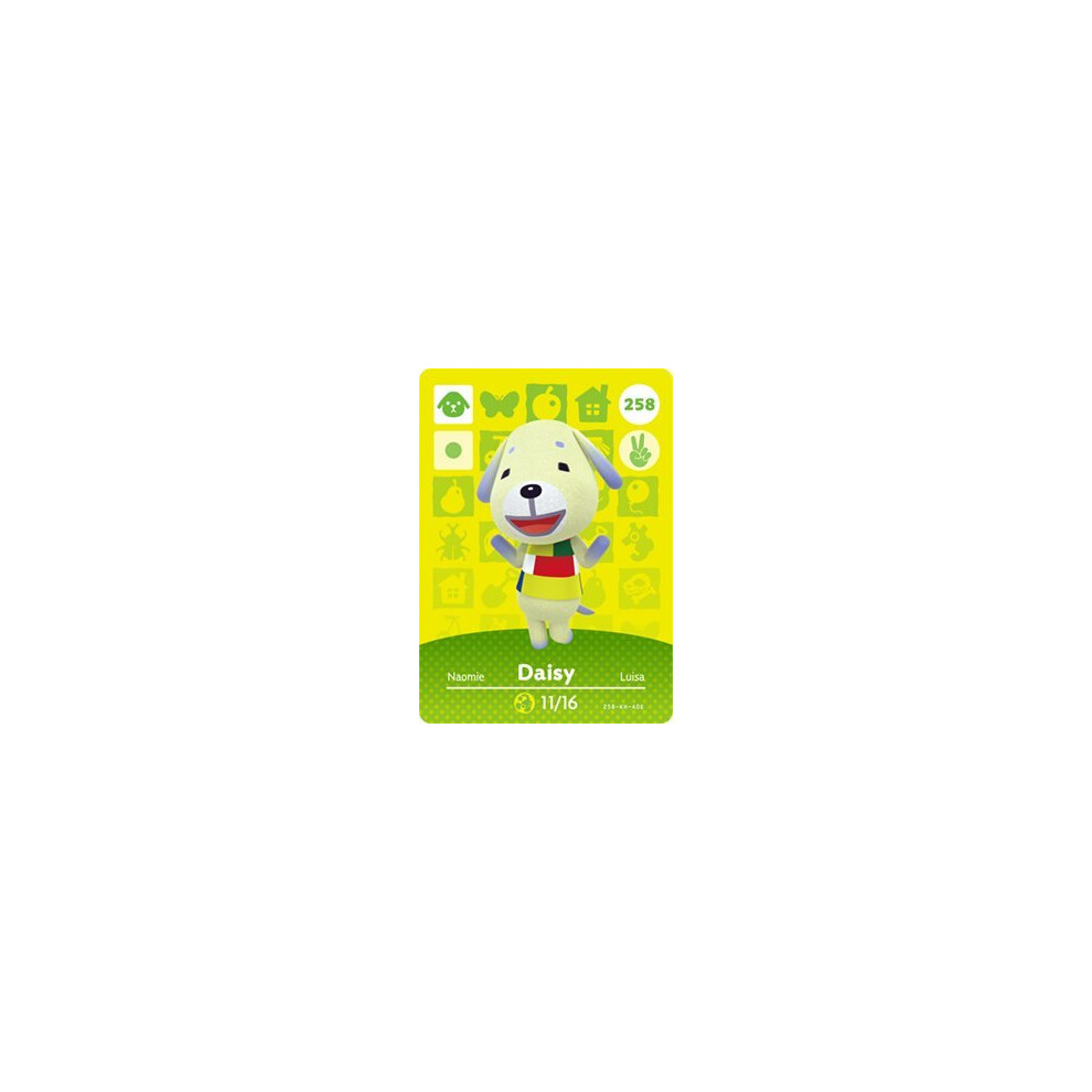 Nintendo Daisy - Animal Crossing Happy Home Designer Amiibo Card - 258