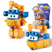 Super Wings Giocattoli Trasformabili, 2 in 1 Marty Robot, Action Figures Robot per Bambini 4-8 Anni