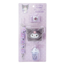 Sanrio 511072 Sanrio 511072 Kuromi-chan Kuromi Pita Frenzu accessoireset voor karakteruitje, 5,5 x 1,5 x 4 cm