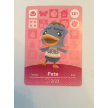 Nintendo Animal Crossing Happy Home Designer Amiibo Karte Pate 131/200 USA Version