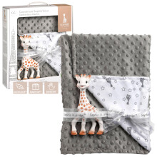 Set regalo Sophie La Girafe | Include Sophie La Girafe e Sophie Doux Blanket | Coperta ultra-morbida | Cocoon caldo di morbidezza | Comfort & Soothe