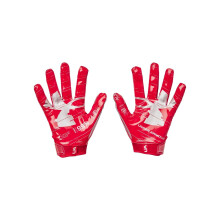 Under Armour Heren F8 Voetbalhandschoenen, (600) / Rood / Metallic Zilver, XX-Large