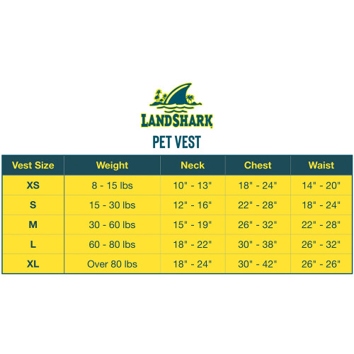 Landshark Pet Flytvst X-Large 2