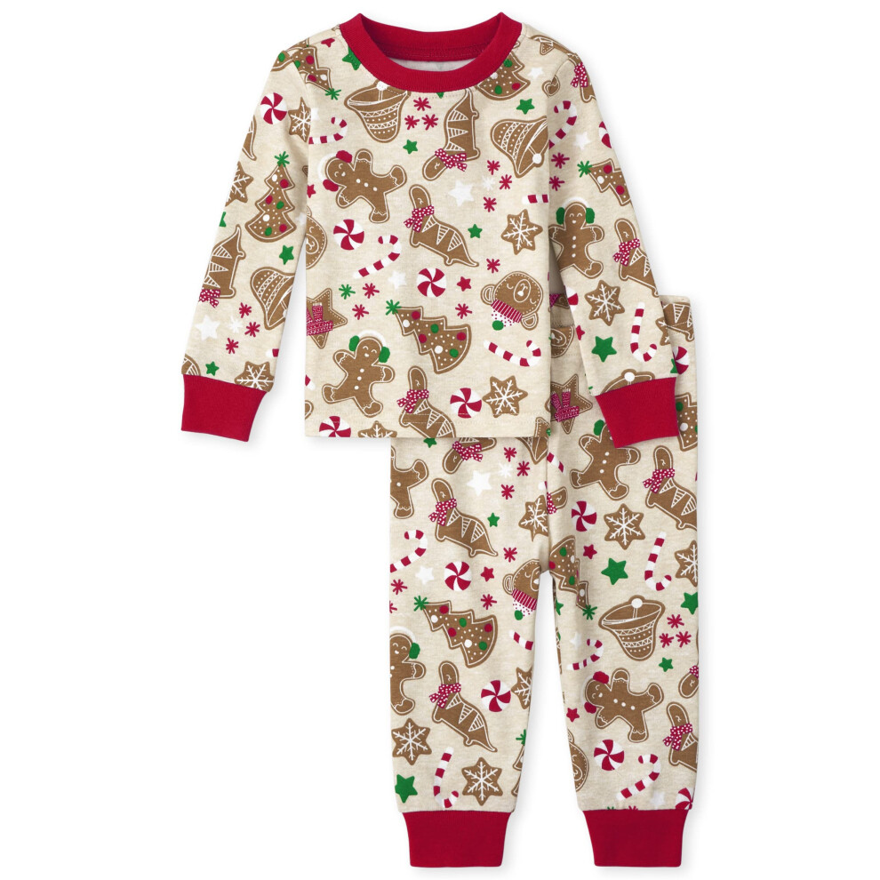 The Children's Place Bambini Per Bambini Che Abbina Le Vacanze Di Natale Set Comodi In Forma 100% Cotone Per Adulti Grandi Bambini Piccoli Set Di Pig
