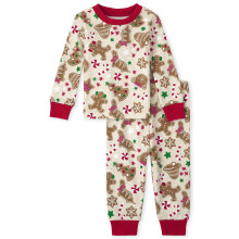 The Children's Place Baby-Mdchen-Familien-Pyjama-Set fr Weihnachten und Feiertage, eng anliegend, 100 % Baumwolle, fr Erwachsene, groe Kinder