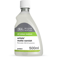 Winsor & Newton Professional Artists 'Matt Varnish 500ml (16.9-oz) fles