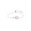 Swarovski Pulseira Swarovski Hyperbola com acabamento em rdio rosa infinito e corao 1