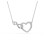 Swarovski Swarovski Hyperbola Pendant Heart e Infinity Clear Rhodium Finito 1