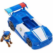 Paw Patrol Chase mini-filmvoertuigset 2 in 1 auto en motor plus Chase-personage