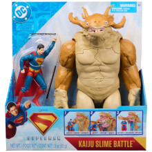 DC Comics Superman Superman vs. Kaiju Slime Battle Action figure con gigantesche giocattoli Super Heroes per ragazzi e ragazze dai 4 anni