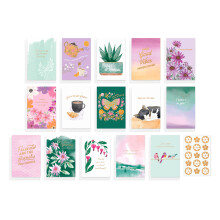 American Greetings 15 - Count Thinking of You -korttipaketti kirjekuorineen - Parane Tue ystävyyttä ja myötätuntoa