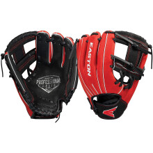 Easton | Luva de beisebol profissional para jovens | 10"""" | direito | Preto/Vermelho | Eu Web | PY10BR