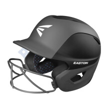 Easton | Casco da battuta di softball fantasma | Black black/carbone bicolore | Grande/xlarge