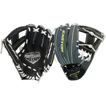 Easton | Luva de beisebol profissional para jovens | 10"""" | direito | Preto/Cinza/ptico | Eu Web | PY10BR