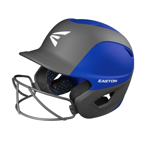 Easton | GHOST Softbal Bathelm | Twee-Ton Matt Koninklijk/Charcoal | Medium/Groot