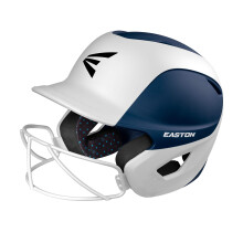 Easton | Casco da battuta di softball fantasma | Navy/bianco bicolore Matt | Grande/xlarge