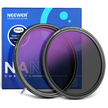 Neewer HD True Colors 55mm Variable ND Filter ND2-512 (1-9 Stops)  VND Filter & Magnetic ND32 Lens Filter  Multi Coated Neutral Density Filter  N