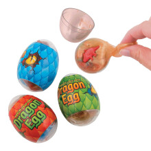 Fun Express Dinosaur in Slime Filled Plastic Eggs - Active Play Toys and Easter Egg Basket Ideas - Birthday Party Favors for Boys - Toddler Boys