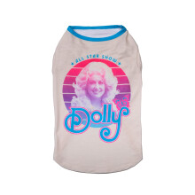 Doggy Parton All Star Show skjorta i vintagestil fr husdjur - S White (22120722)
