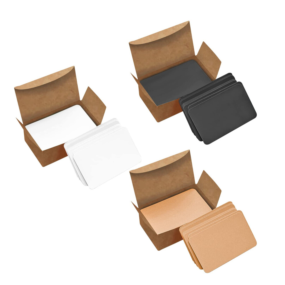 Vanra 300 Small Blank Cards 3.5X2 Inches Color Cardstock Study Flash Cards Index Cards Unruled With Rounded Corners (Assorted Colors 300/Pack)