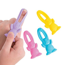 Fun Express - Easter Flying Bunnies for Easter - Toys - Value Toys - Sticky & Stretch Toys - Easter - 12 Pieces