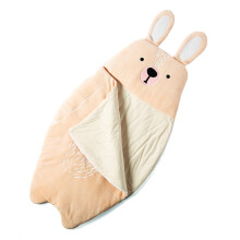 MindWare Oi niin hauskaa! Bunny Sleeping Bag - Lasten makuupussi 3-vuotiaille ja sitä vanhemmille lapsille