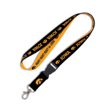 NCAA Iowa Hawkeyes Lanyard met Afneembare Gesp