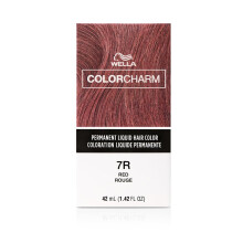 COLORCHARM Permanent Flytande Hårfärg för Grått| 7R Röd| 1.4 Fl Oz