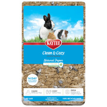 Papel natural limpio y acogedor kaytee con ropa de cama de control de olor extremo hecho con papel 100% reciclado