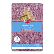Kaytee Clean y acogedor Color Bedding de animales pequeos con extrema Control de olor Plum 49.2 litros