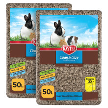 Ropa de cama de papel natural limpia y acogedora kaytee hecha para animales pequeos 100 litros