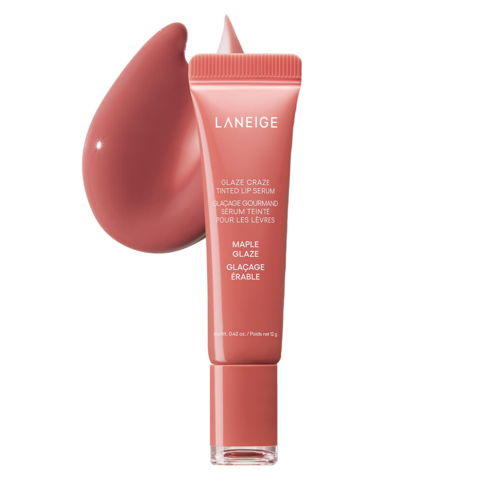 Laneige Glaze Craze Tinted Lip Serum Maple Glaze: Plumping Nourishing Hydration With Polypeptide