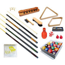 Billardtisch Premium-Billard-Zubeh rset mit 32 Teilen Pool-Queues, Bridge-Ball-Sets