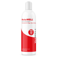 Shampoo topico ketowell per cani gatti e cavalli - 16 once
